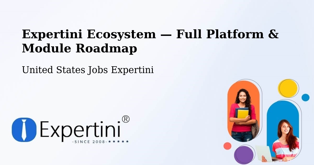 Expertini Ecosystem — Full Platform & Module Roadmap – Conyers