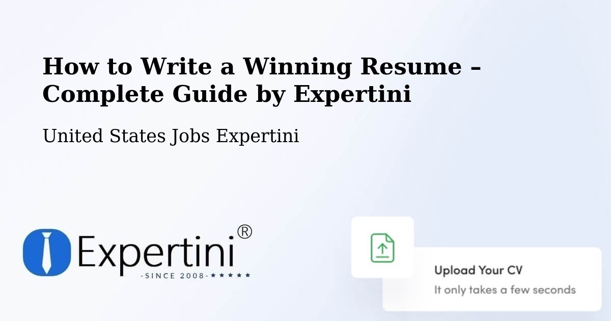 Resume Writing Guide for Job Seekers – Conyers - Conyers, United States Jobs Expertini